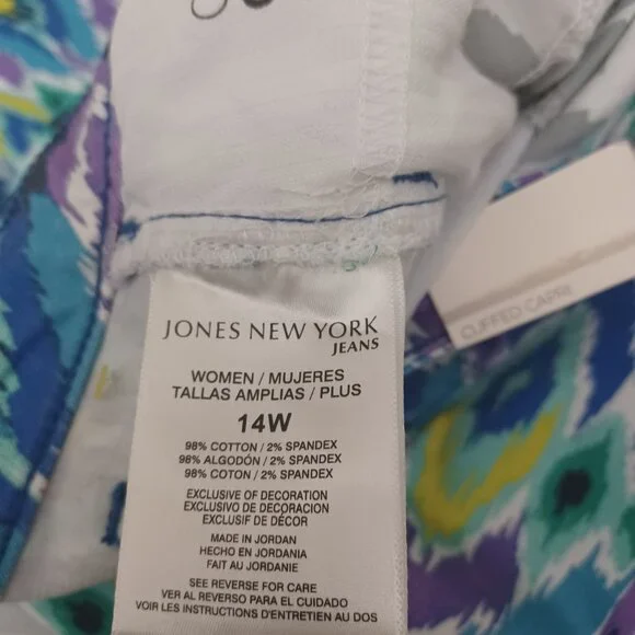 JONES NEW YORK CITY CUFFED CAPRI PANTS - Picture 15 of 15